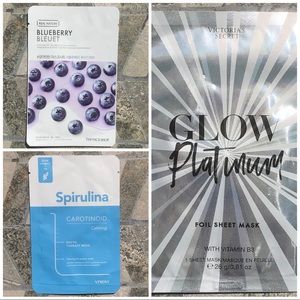 Bundle of 3 sheet masks (Face Shop, VProve, VS)